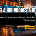 Bahasa Pemrograman Komputer