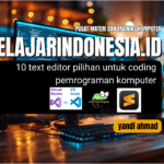text editor pilihan