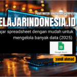 belajar spreadsheet